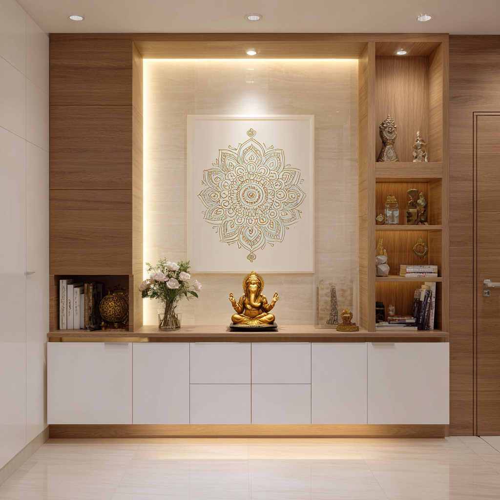Indian ornaments in modern interior design